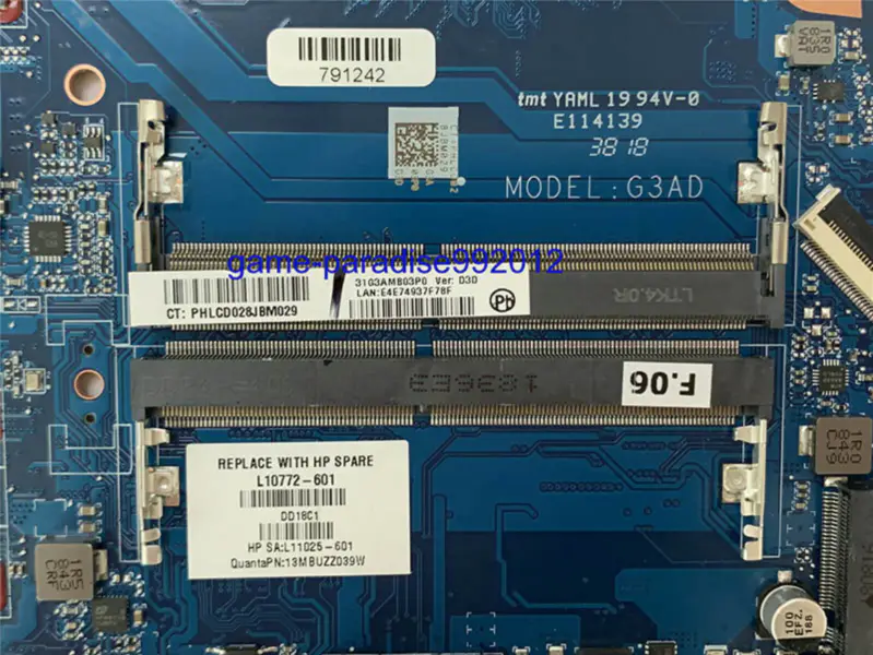 HP L10772-601 anakart