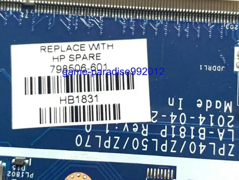 HP 798506-601 anakart