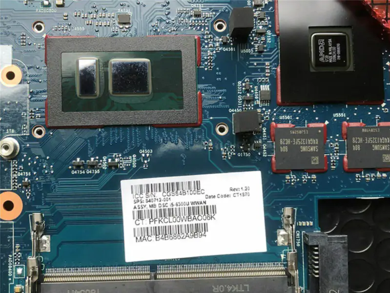 HP 840712-001 anakart