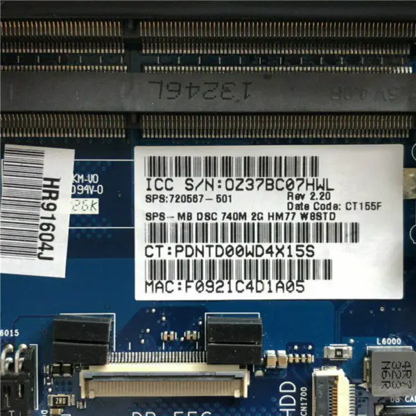 HP 720567-501 anakart