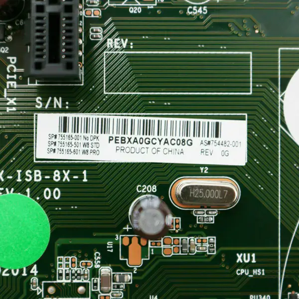 HP 754482-001 202 G2 FX-ISB-8X-1 H81 anakart