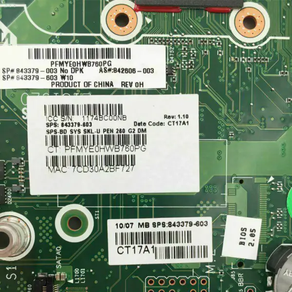HP 842606-003 anakart