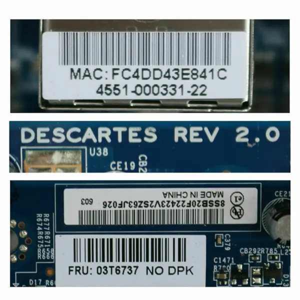 Lenovo 03T8422 anakart