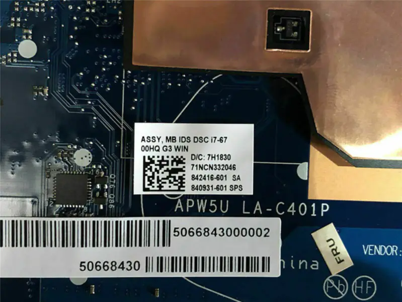 HP 840931-601 anakart