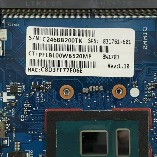 HP 831761-001 anakart