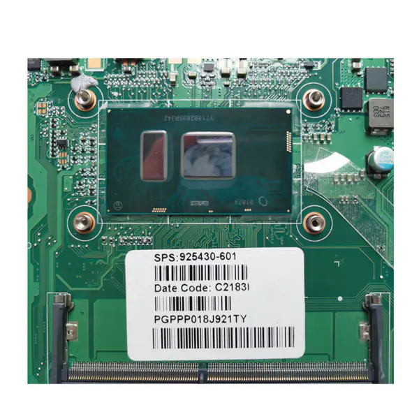 HP 925430-601 DA0P1BMB6D0 ile SR342 i5-7200u CPU anakart