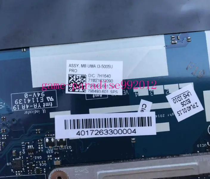 HP 798493-601 anakart