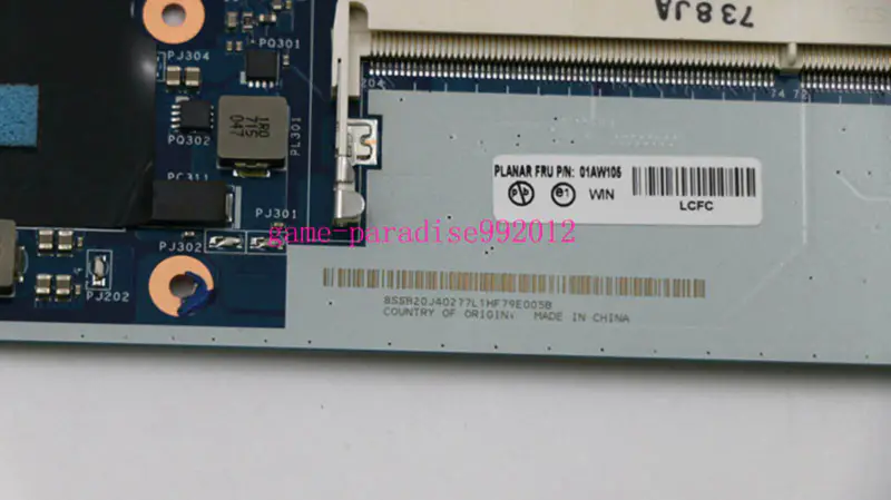 Lenovo 01AW105 anakart