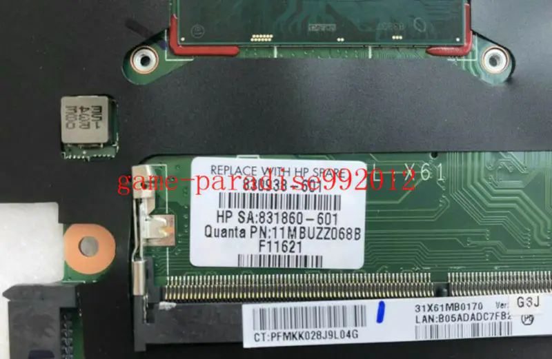 HP 830938-601 anakart