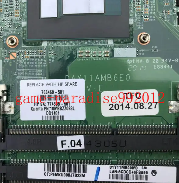 HP 766469-501 anakart