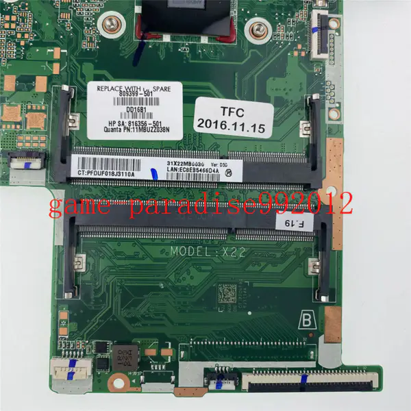 HP 809399-501 anakart