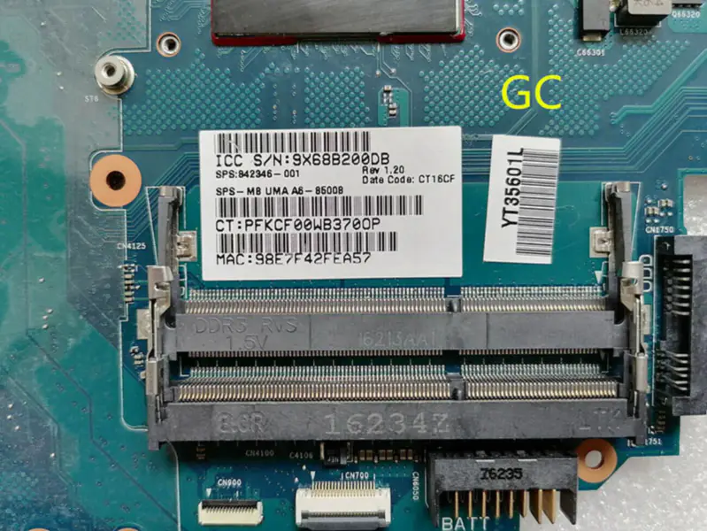 HP 842346-001 anakart