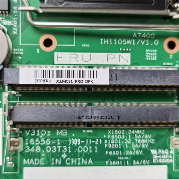 Lenovo 01LM051IH110SW1 anakart
