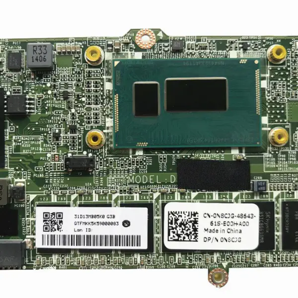 HP 0HP75V 0N8CJG N8CJG I7-4510U 0F6NVV F6NVV I7-4650U anakart