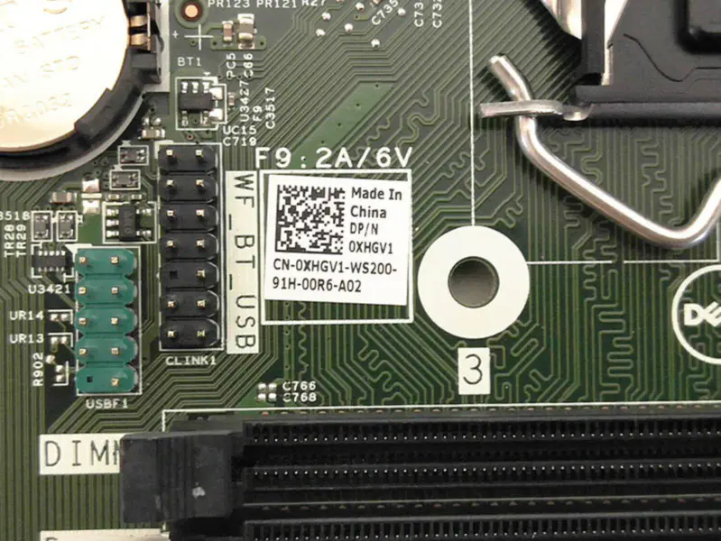Dell 0XHGV1 anakart