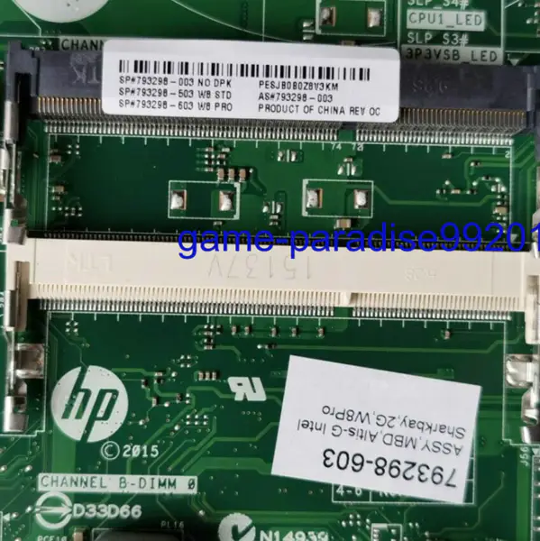 HP 793298-003/503/603 anakart
