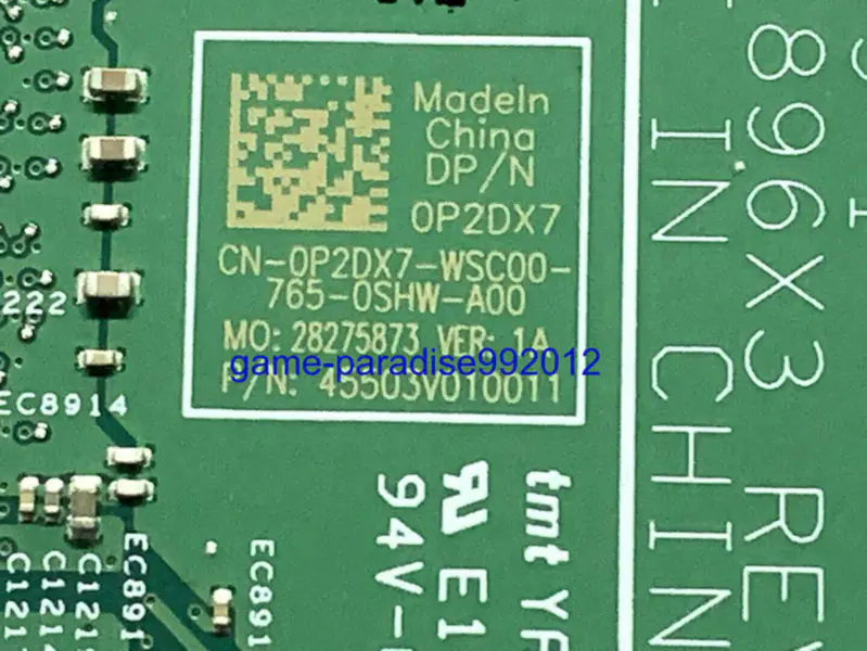 Dell 0P2DX7 anakart