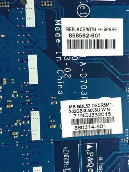 HP 858582-601 anakart
