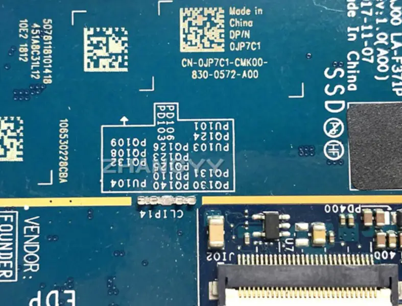 Dell 0JP7C1 anakart