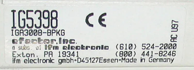 IFM Efektör IG5398