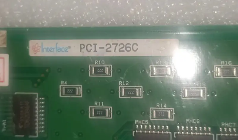 Arayüz PCI-2726C DAQ kartı