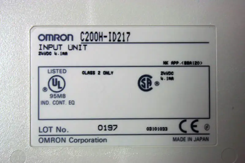 Omron C200HID217 C200H-ID217 PLC Modülü