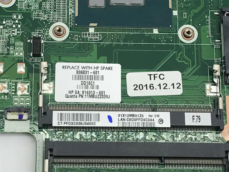 HP EliteOne 705 G2 798973-001 822827-001 AIO Anakart