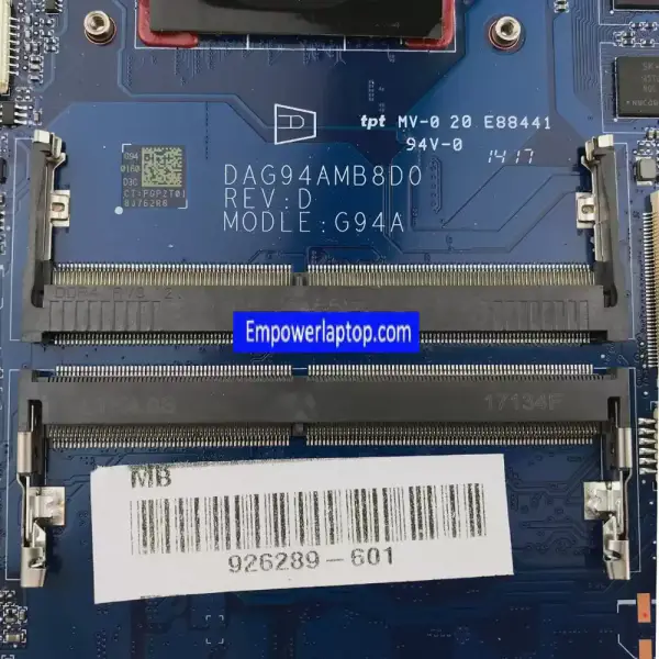 HP 255 G5 15-BA BDL51 LA-D711P 854962-001 854962-601 A8-7410 CPU Dizüstü Bilgisayar Anakartı