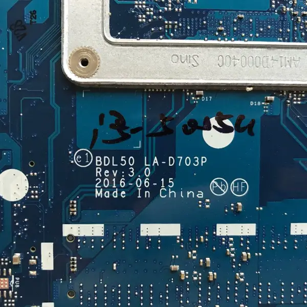 HP 858583-001 858583-501 858583-601 LA-D703P Anakart