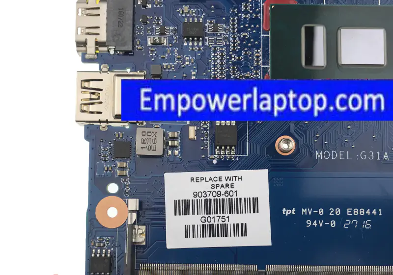 HP Probook 450 G2 784118-001 784118-501 ZPL40/ZPL50/ZPL70 LA-B181P Anakart