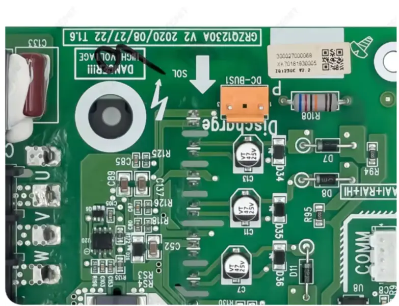 Gree Merkezi Klima Kontrol Kartı GMV-160WL/A ZQ1230C Devre PCB 300027000068