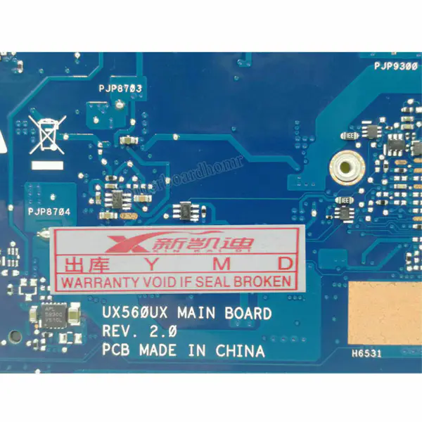 Asus 60NB0C20-MB7001 Q524UQ UX560U UX560UQK UX560UQ UX560UX ATX anakart