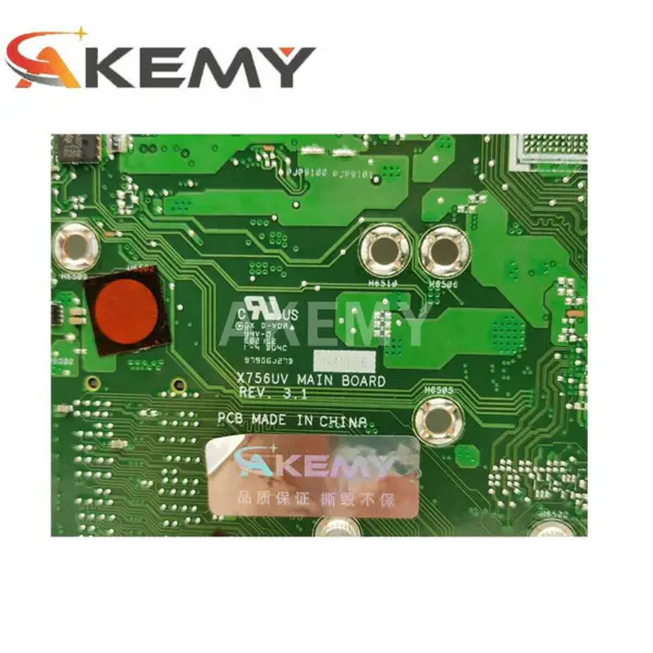 Asus X756UAK X756UAK ATX anakart