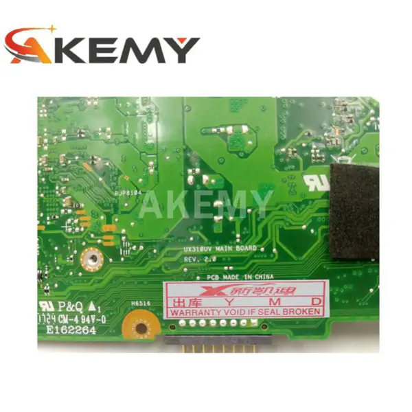 Asus UX310UQK UX310UA ATX anakart