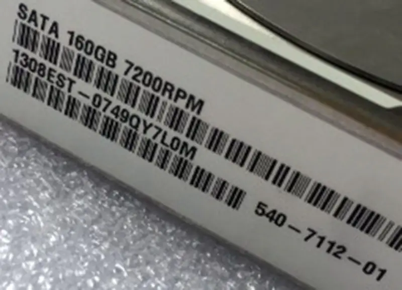 Sun iş istasyonu endüstriyel anakartı için Sun SATA 540-7112-01 390-0351-03 0A33449 7200rpm 160G