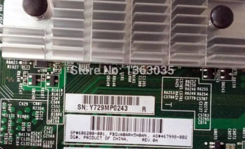 HP 606200-001 467998-002 DL370 G6 ML370 G6 Sunucu Anakartı