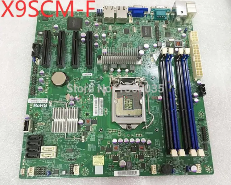 Supermicro X9SCM-F sunucu anakartı C204 yonga seti LGA1155