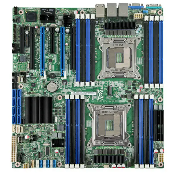 Intel S2600CO4 sunucu anakartı C602 yonga seti LGA2011