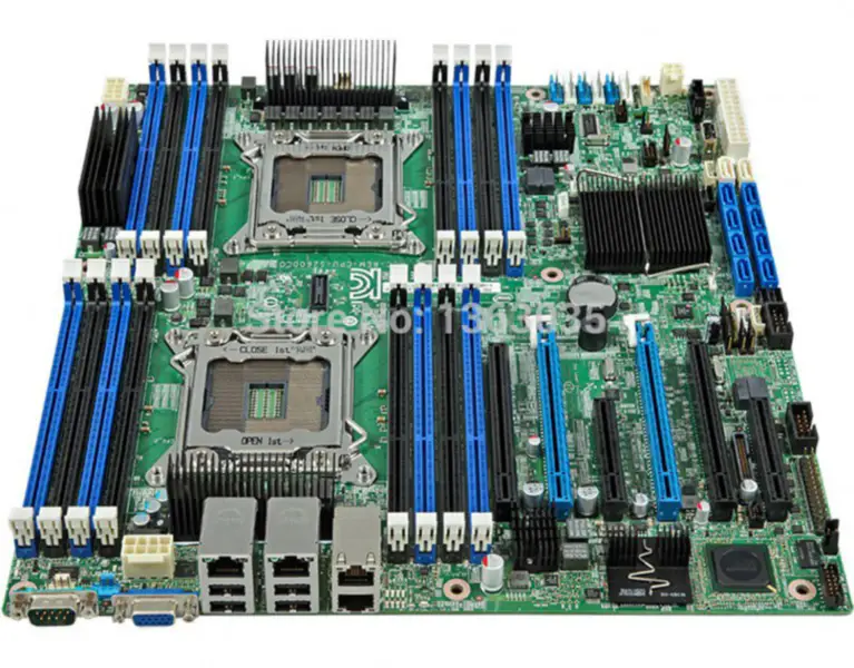 Intel S2600CO4 sunucu anakartı C602 yonga seti LGA2011