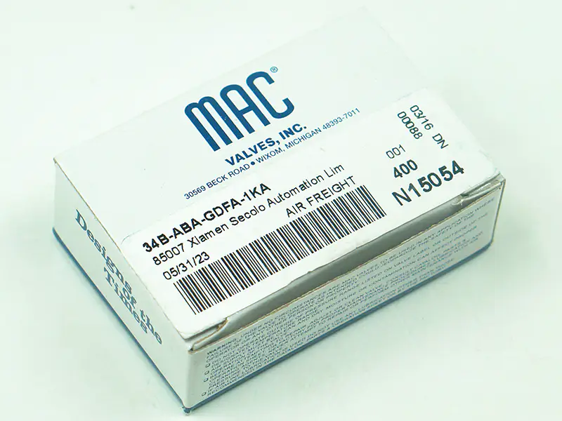 MAC 34B-ABA-GDFA-1KA Solenoid valf