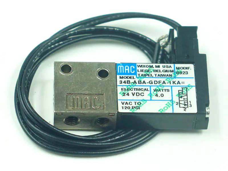MAC 34B-ABA-GDFA-1KA Solenoid valf