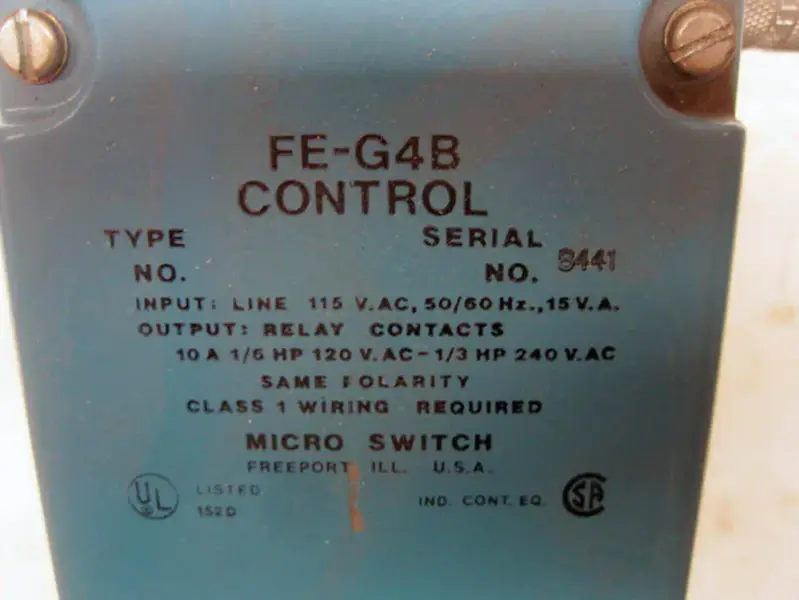 MIKRO ANAHTAR FE-G4B