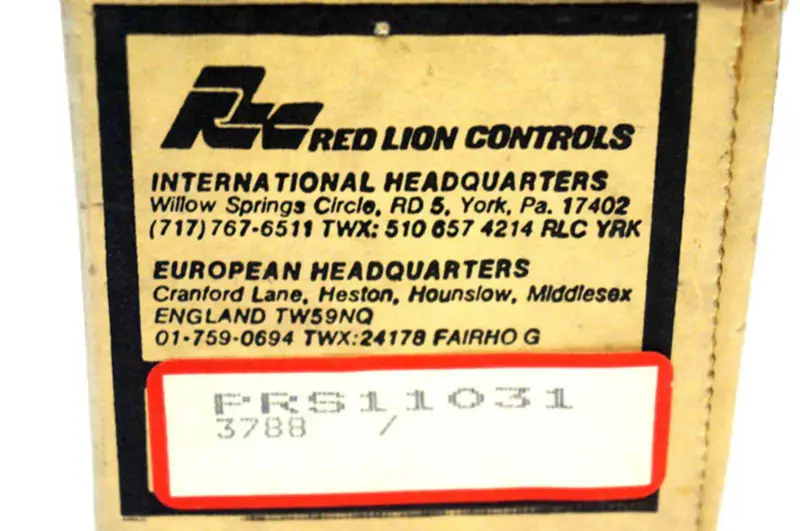 RED LION KONTROLLERİ PRS11031