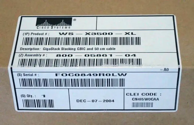 CISCO SISTEMLERI WS-X3500-XL