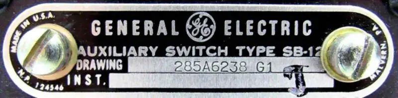 GENEL ELEKTRİK SB-12