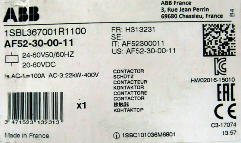 ABB AF52-30-00-11 PLC modülü