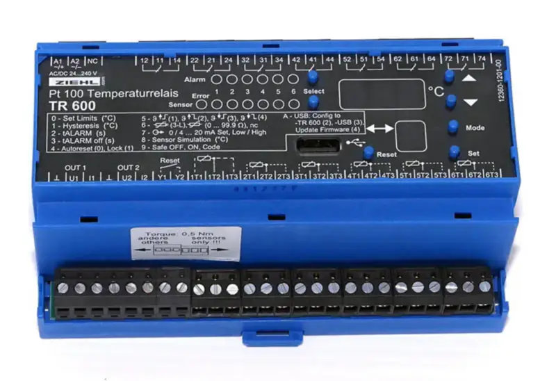 Ziehl TR600 sıcaklık kontrol cihazı