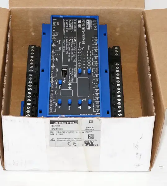 Ziehl TR600 sıcaklık kontrol cihazı