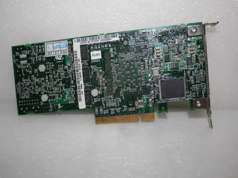 SUN 375-3536 PCI-E SAS RAID Dizi Kartı, Pil ile birlikte