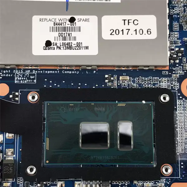HP Probook 450 G2 784118-001 784118-501 ZPL40/ZPL50/ZPL70 LA-B181P Anakart